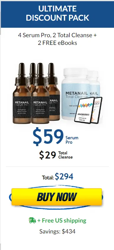 Metanail Serum Pro 4 bottle 